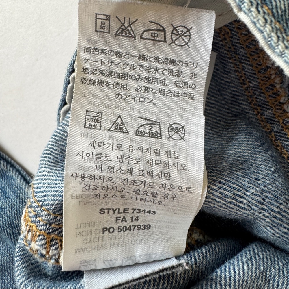 Crewcuts J.Crew Girls' Denim Jacket Medium Blue Wash Jean Coat Buttons Sz 3 - Picture 6 of 13
